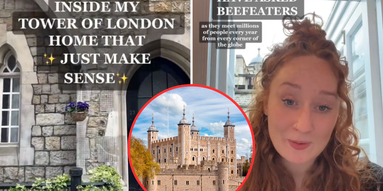 TikTok star shares what living in the Tower of London is like