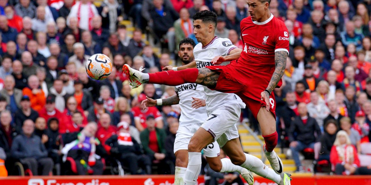 Premier League: Liverpool 3 West Ham United 1 – match report