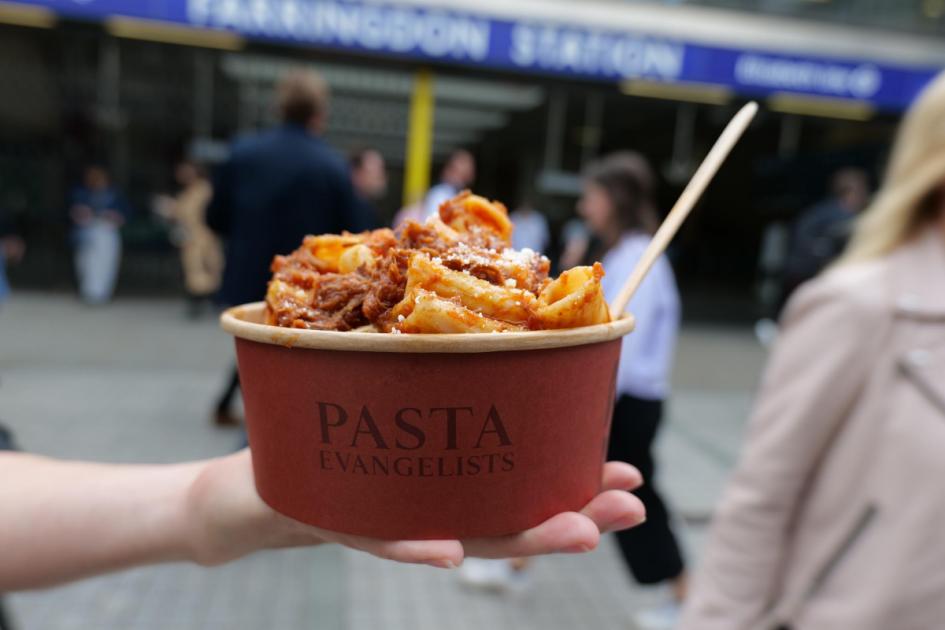 Pasta Evangelists give away free food for World Pasta Day