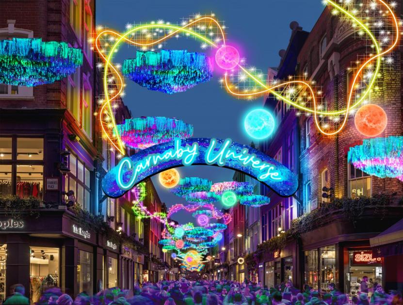 Carnaby Street Christmas Switch On: Lights, dining shopping