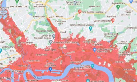 East London areas to be underwater in 2030, data predicts