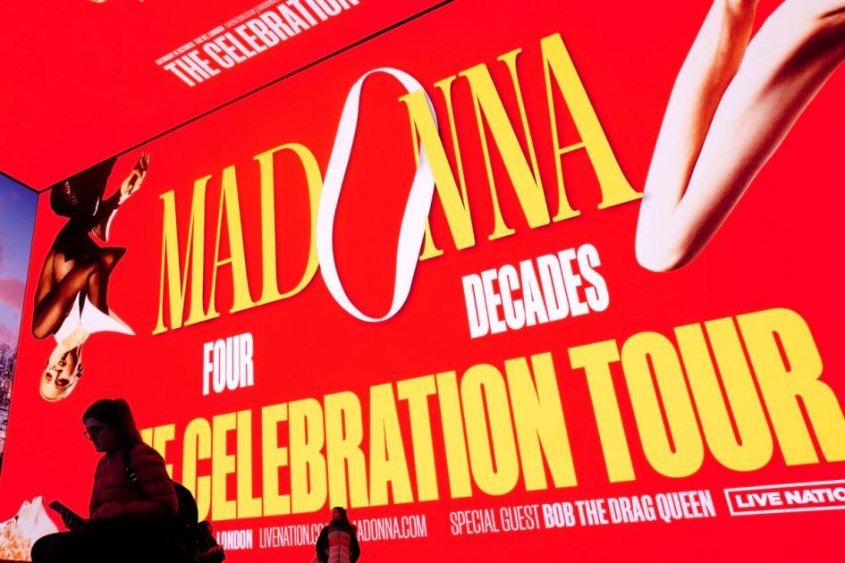 Madonna at London O2 Arena: Support act and door times