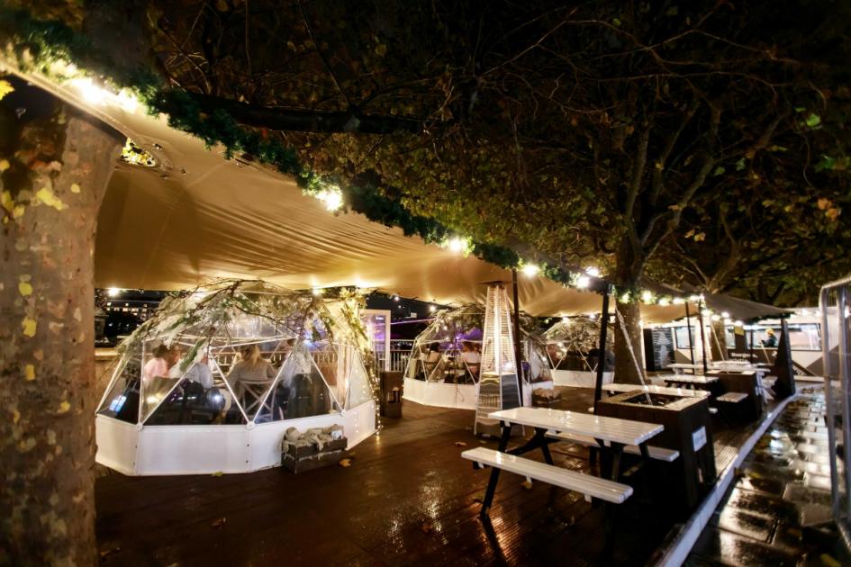 Dining igloos and raclette bar pop up returns to Southbank