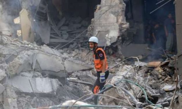 Map shows where the conflict is happening in Israel and Gaza