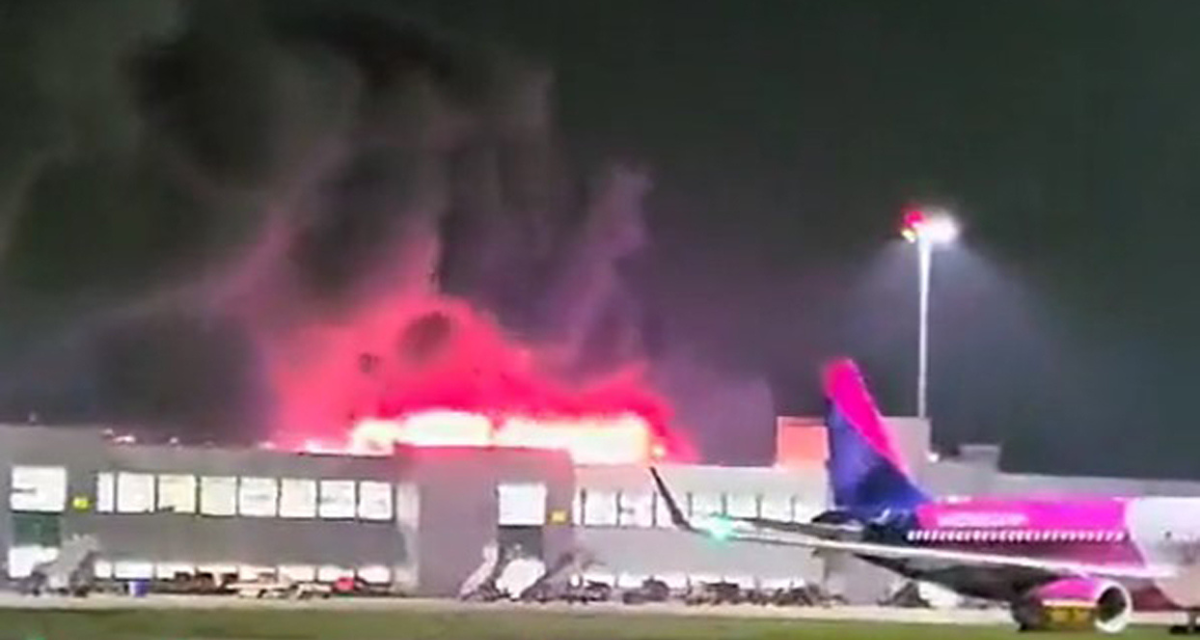 Luton Airport fire: All flights suspended amid closure