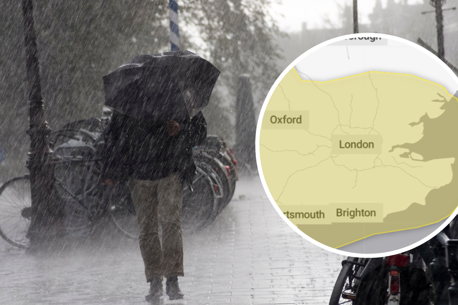 London Weather: Met Office Issues Yellow Warning For Rain - Daily Local ...