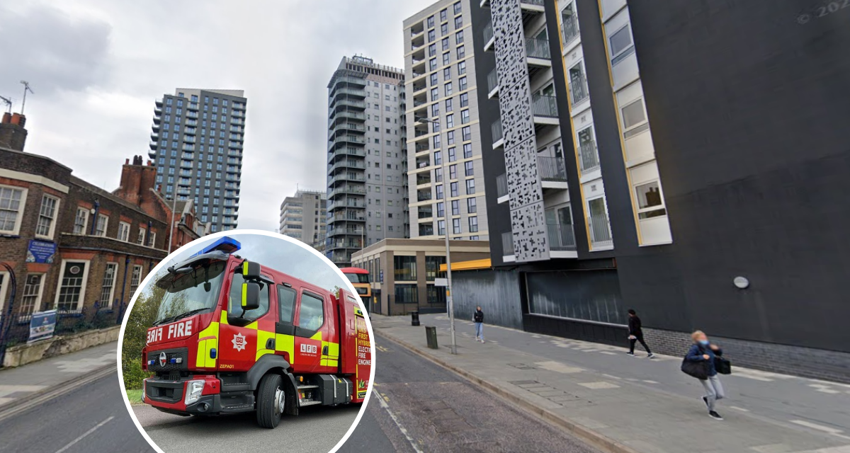 Ten people flee fire at 18-floor block on Ilford Hill