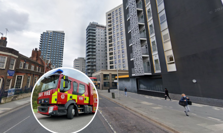 Ten people flee fire at 18-floor block on Ilford Hill