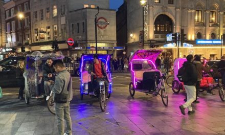 Pedicab riders in Central London say their pricing is fair
