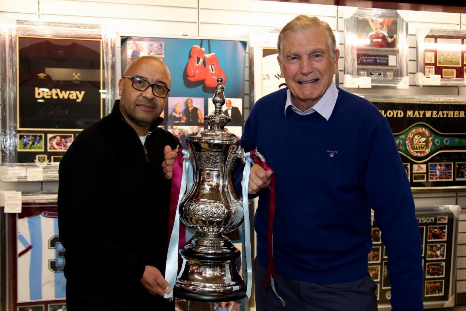 West Ham legend Sir Trevor Brooking meets fans in Romford