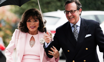 Who is Dame Joan Collins fifth husband Percy Gibson?