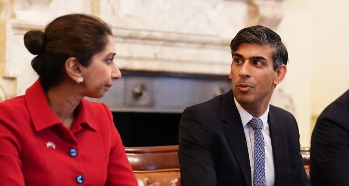 Rishi Sunak called a coward for stance on Palestine march