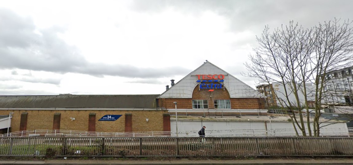 Car crashed into Tesco Extra store in Goodmayes, Ilford