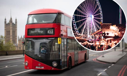London TfL bus changes as Winter Wonderland opens